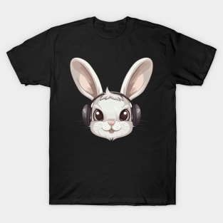 Rabbit With Headphones T-Shirt